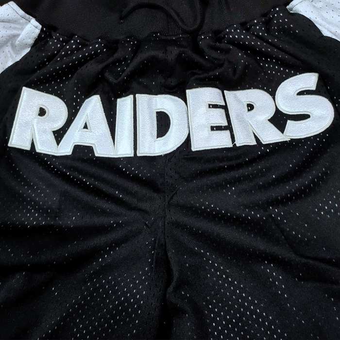 Las Vegas Raiders Just Don Black NFL Shorts