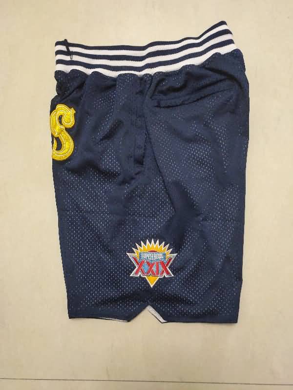 San Francisco 49ers Just Don Dark Blue NFL Shorts