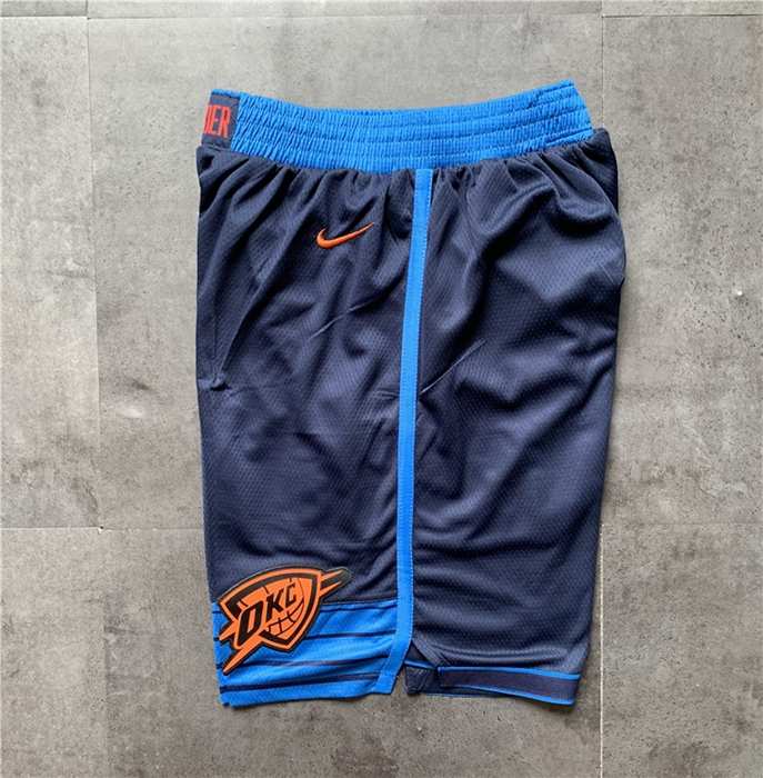 Oklahoma City Thunder Dark Blue City Basketball Shorts