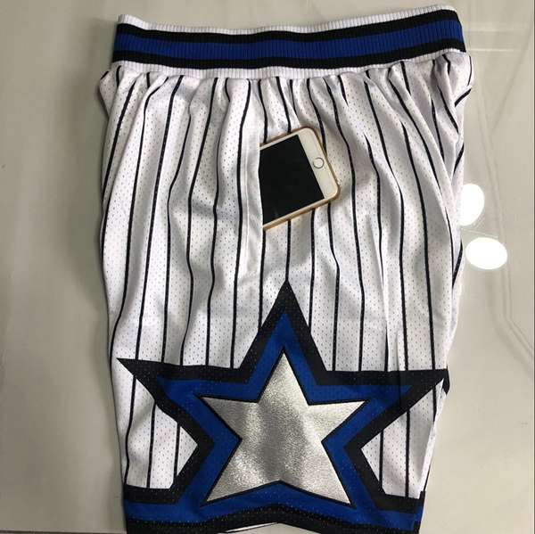 Orlando Magic Mitchell&Ness White Basketball Shorts