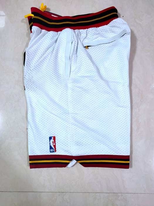 Philadelphia 76ers Just Don White Basketball Shorts