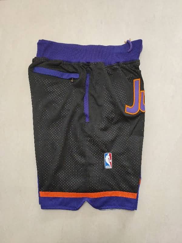 Phoenix Suns Just Don Black Basketball Shorts 03