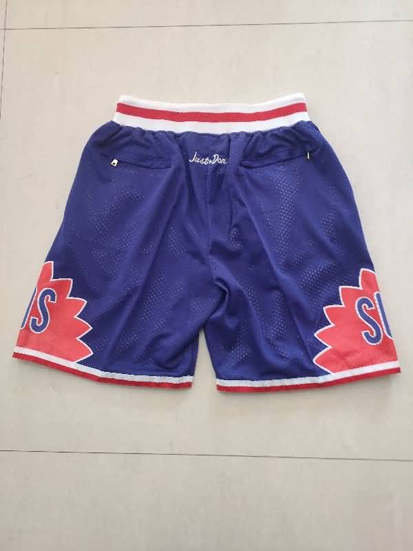 Phoenix Suns Just Don Purple Basketball Shorts