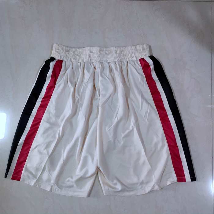 Portland Trail Blazers White City Basketball Shorts