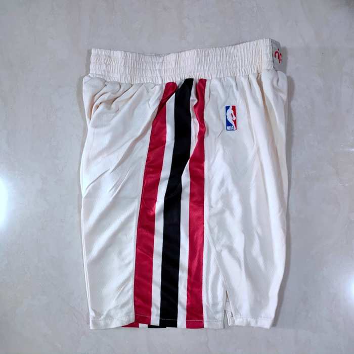 Portland Trail Blazers White City Basketball Shorts