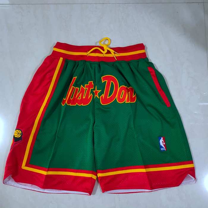 Seattle Sounders Just Don Green Basketball Shorts 02