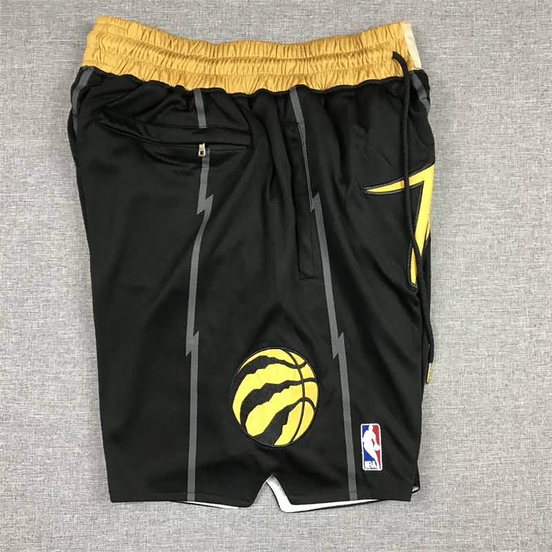 Toronto Raptors Just Don Black Basketball Shorts