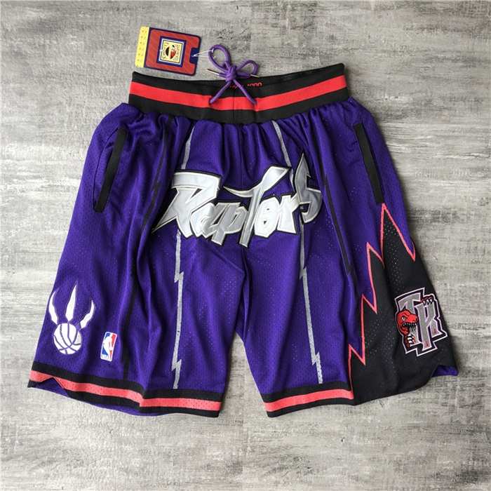 Toronto Raptors Just Don Purple Basketball Shorts