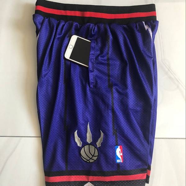 Toronto Raptors Mitchell&Ness Purple Basketball Shorts 02