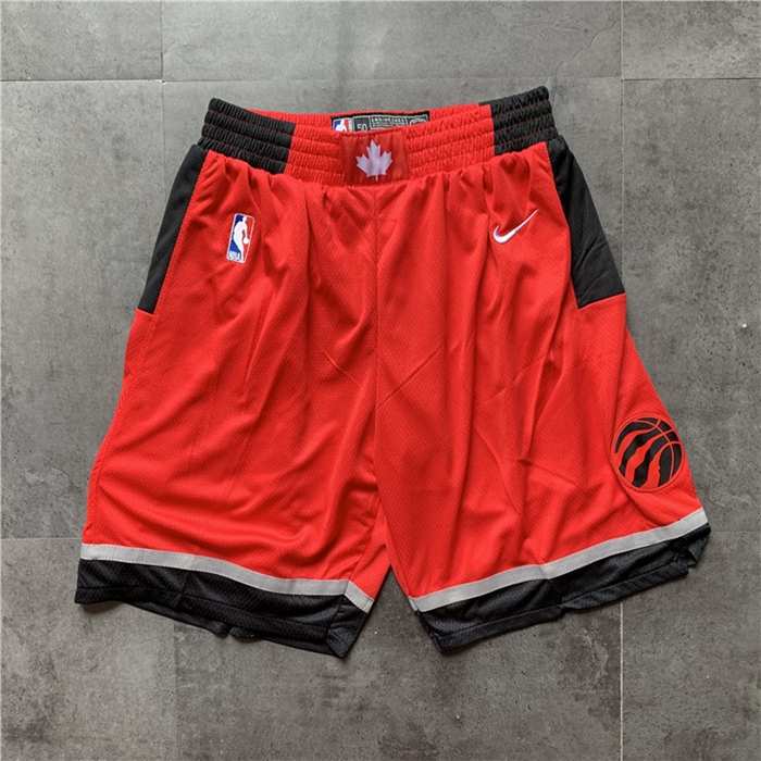 Toronto Raptors Red Basketball Shorts 02
