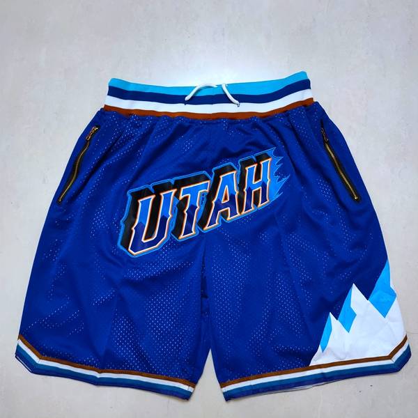 Utah Jazz Just Don Purple Basketball Shorts 03