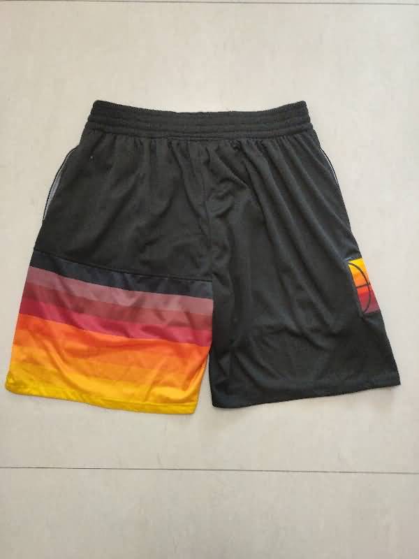 Utah Jazz Black Basketball Shorts