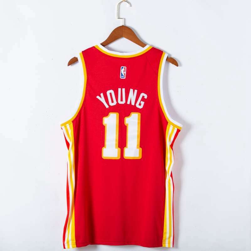 Atlanta Hawks 20/21 YOUNG #11 Red Basketball Jersey (Stitched)