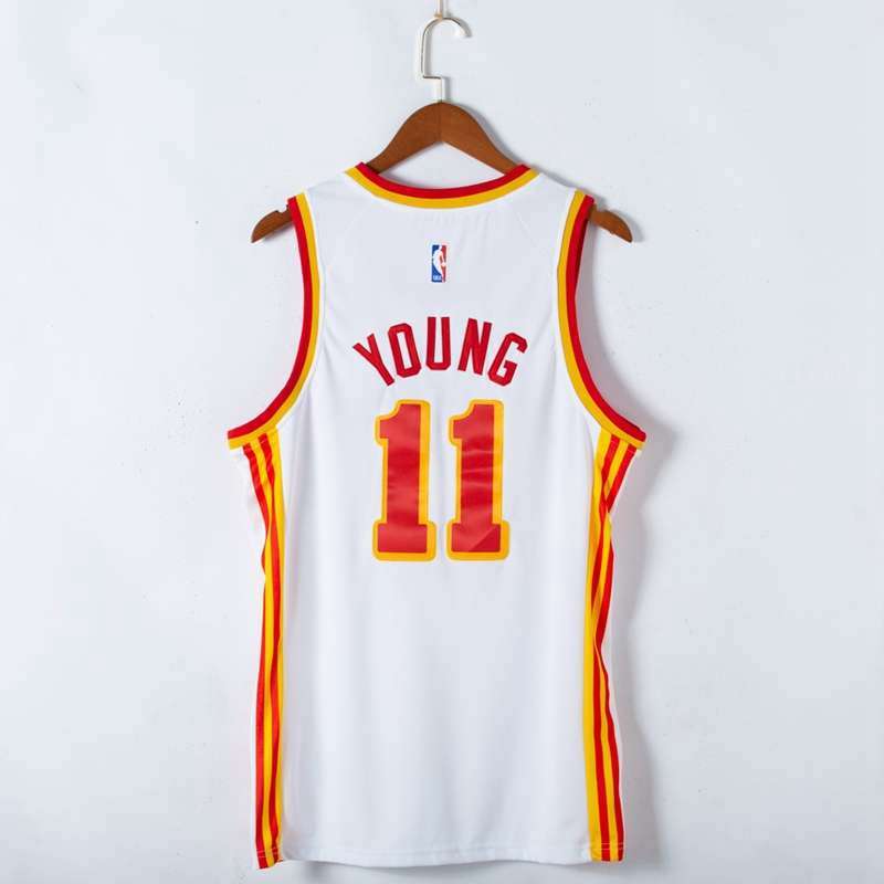 Atlanta Hawks 20/21 YOUNG #11 White Basketball Jersey (Stitched)