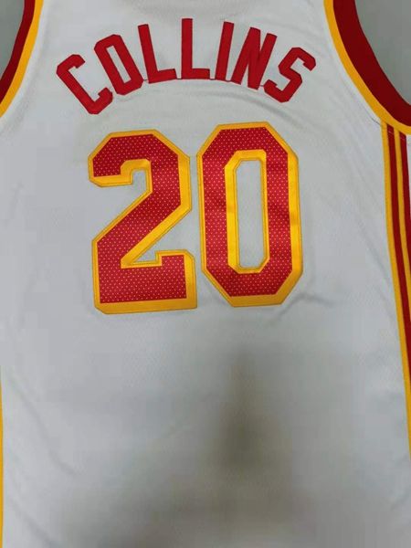 Atlanta Hawks 20/21 COLLINS #20 White Basketball Jersey (Stitched)