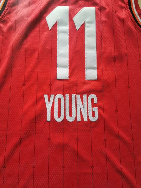 Atlanta Hawks 2020 YOUNG #11 Red All Star Basketball Jersey (Stitched)