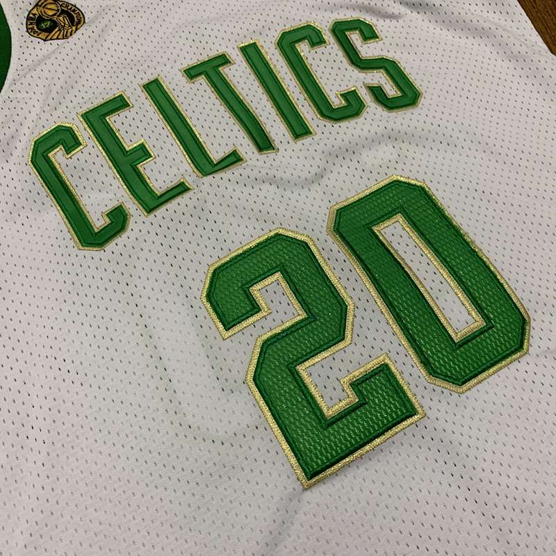 Boston Celtics 2007/08 ALLEN #20 White Classics Champion Basketball Jersey (Closely Stitched)