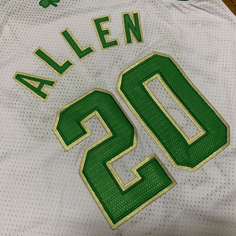 Boston Celtics 2007/08 ALLEN #20 White Classics Champion Basketball Jersey (Closely Stitched)