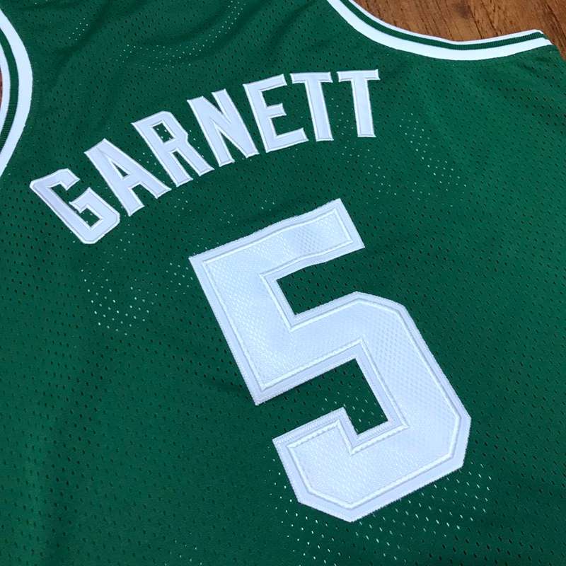 Boston Celtics 2007/08 GARNETT #5 Green Classics Basketball Jersey (Closely Stitched)