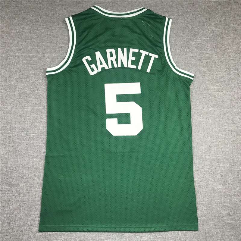 Boston Celtics 2007/08 GARNETT #5 Green Classics Basketball Jersey (Stitched)