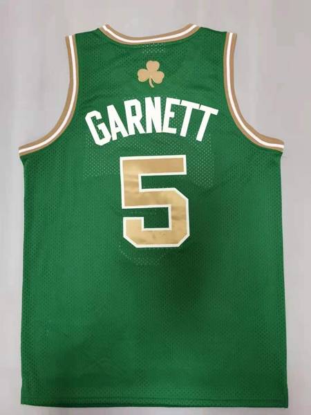 Boston Celtics 2007/08 GARNETT #5 Green Classics Basketball Jersey 02 (Stitched)