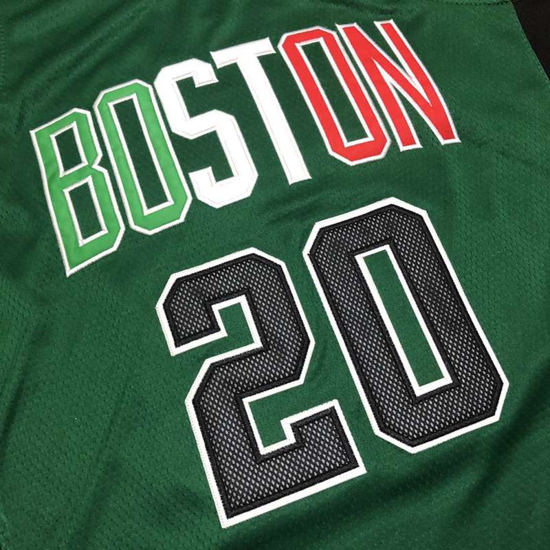 Boston Celtics 2007 ALLEN #20 Green Classics Basketball Jersey (Closely Stitched)