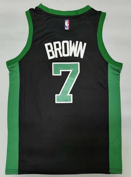 Boston Celtics 20/21 CROWN #7 Black AJ Basketball Jersey (Stitched)