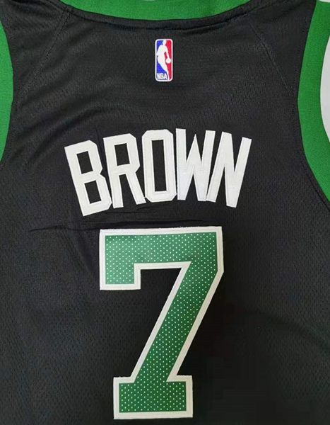 Boston Celtics 20/21 CROWN #7 Black AJ Basketball Jersey (Stitched)