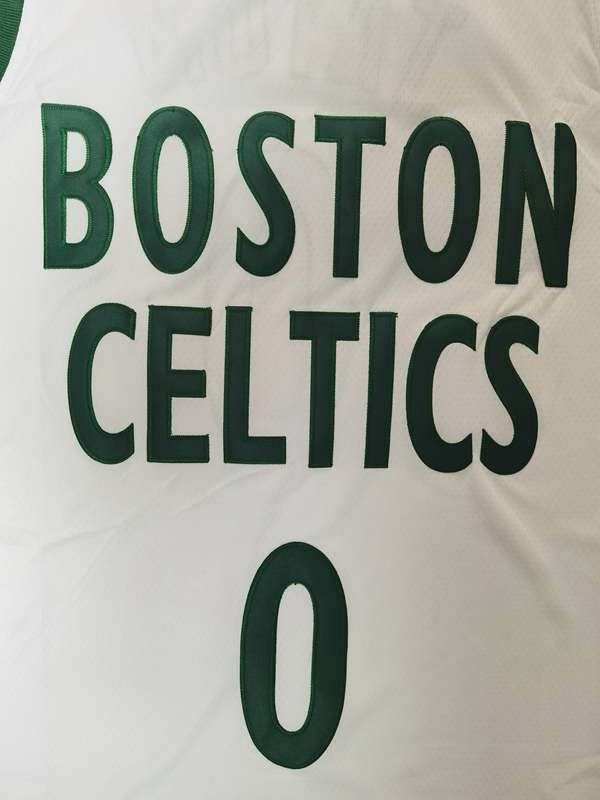 Boston Celtics 20/21 TATUM #0 White City Basketball Jersey (Stitched)