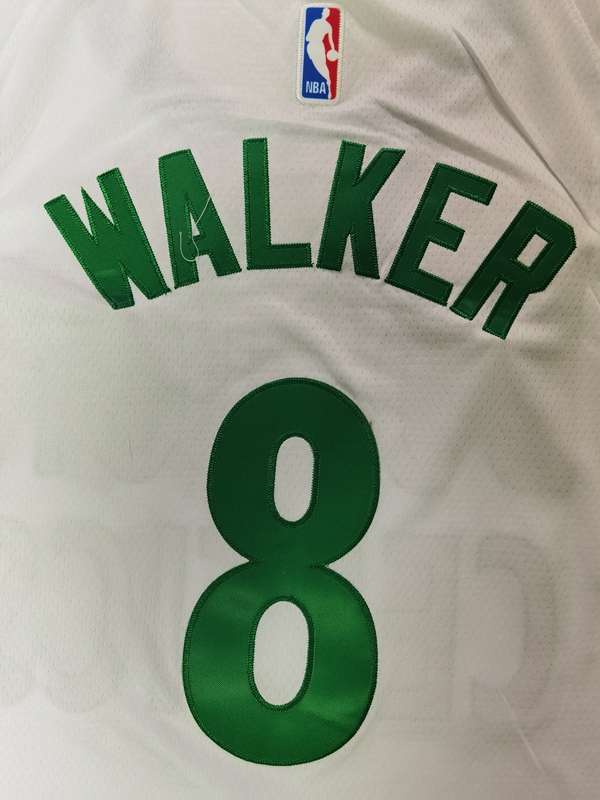 Boston Celtics 20/21 WALKER #8 White City Basketball Jersey (Stitched)