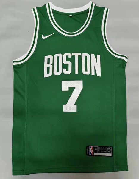 Boston Celtics 20/21 BROWN #7 Green Basketball Jersey (Stitched)