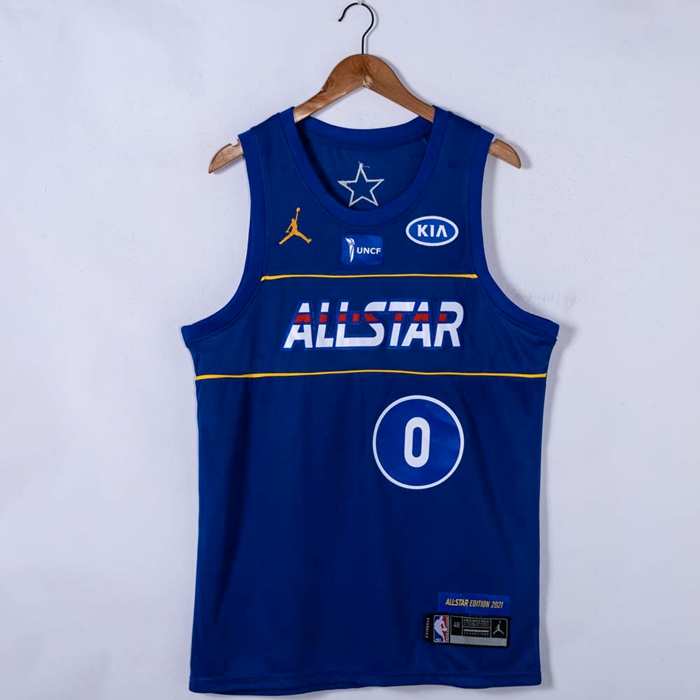 Boston Celtics 2021 TATUM #0 Blue All Star Basketball Jersey (Stitched)