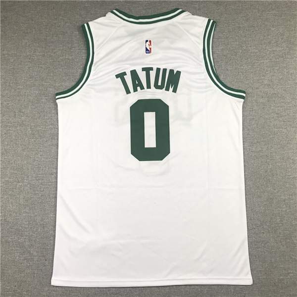 Boston Celtics 20/21 TATUM #0 White Basketball Jersey (Stitched)