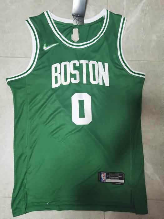Boston Celtics 21/22 TATUM #0 Green Basketball Jersey (Stitched)