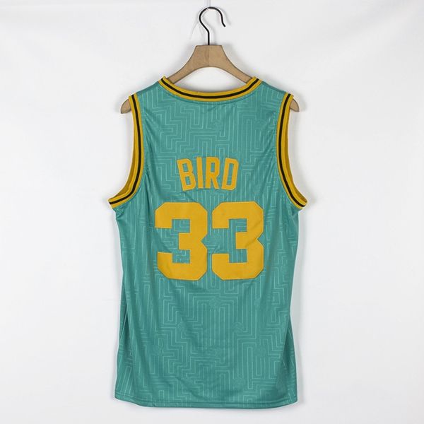 Boston Celtics 1985/86 BIRD #33 Green Classics Basketball Jersey (Stitched) 02