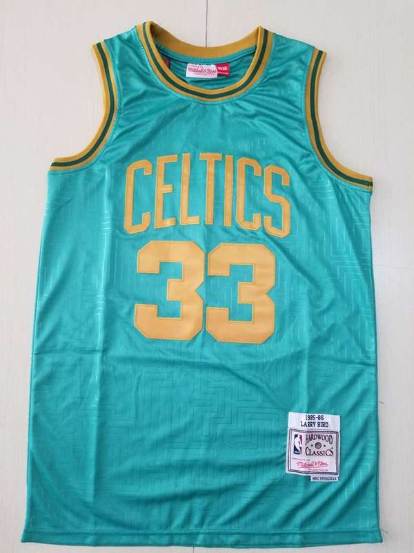 Boston Celtics 1995/96 BIRD #33 Green Classics Basketball Jersey (Stitched)