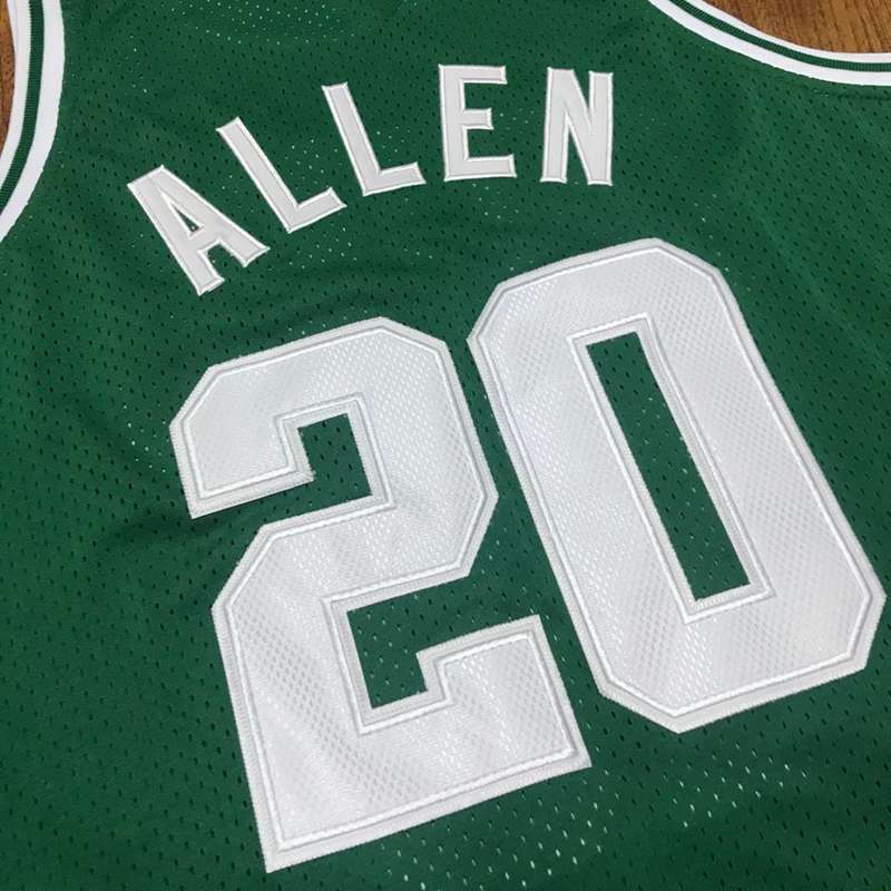 Boston Celtics 1996/97 ALLEN #20 Green Classics Basketball Jersey (Closely Stitched)