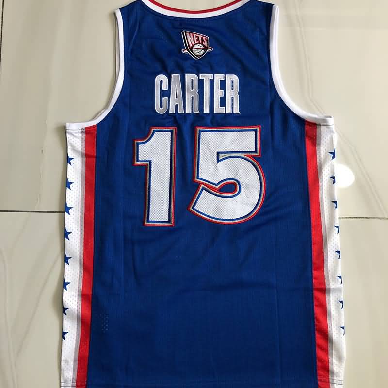 Brooklyn Nets 2005 CARTER #15 Dark Blue ALL-STAR Classics Basketball Jersey (Closely Stitched)