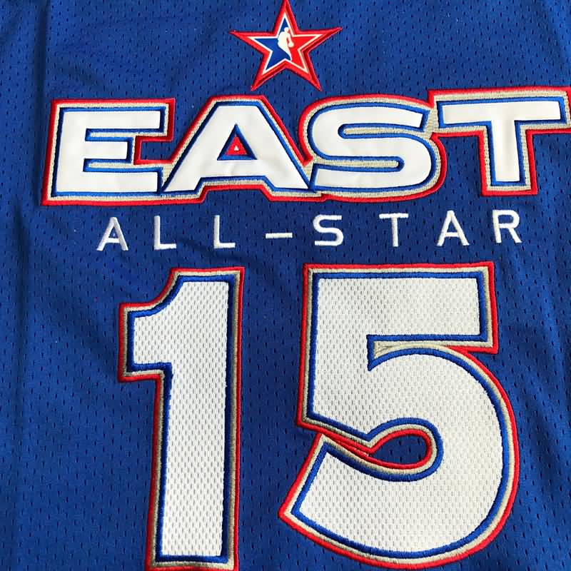 Brooklyn Nets 2005 CARTER #15 Dark Blue ALL-STAR Classics Basketball Jersey (Closely Stitched)