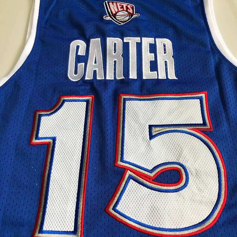 Brooklyn Nets 2005 CARTER #15 Dark Blue ALL-STAR Classics Basketball Jersey (Closely Stitched)