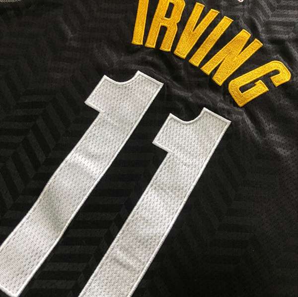 Brooklyn Nets 20/21 IRVING #11 Black City Basketball Jersey (Closely Stitched)