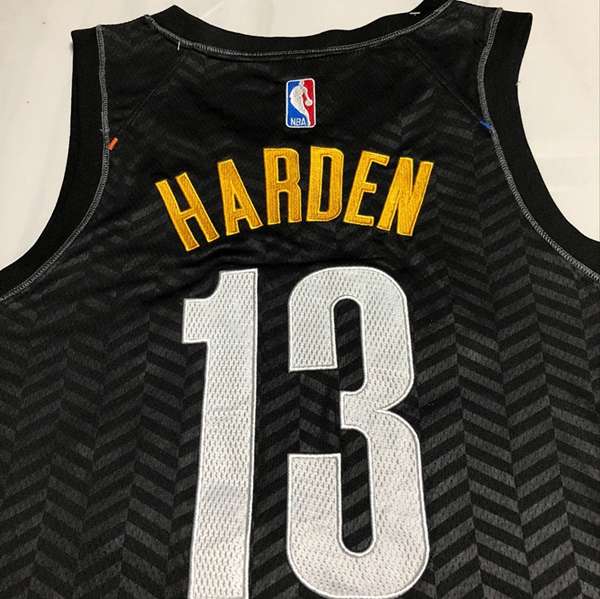 Brooklyn Nets 20/21 HARDEN #13 Black City Basketball Jersey (Closely Stitched)