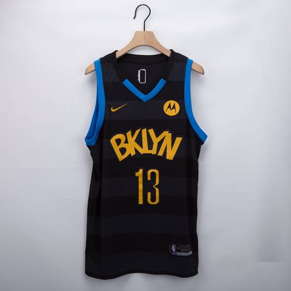 Brooklyn Nets 20/21 HARDEN #13 Black Basketball Jersey 03 (Stitched)