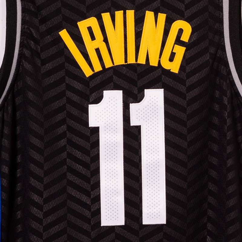 Brooklyn Nets 20/21 IRVING #11 Black City Basketball Jersey (Stitched)