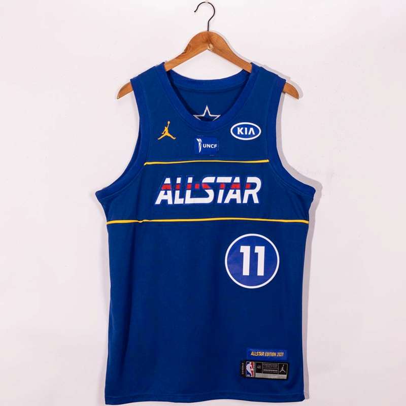 Brooklyn Nets 20/21 IRVING #11 Blue All Star Basketball Jersey (Stitched)