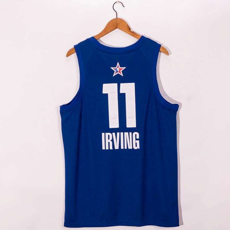 Brooklyn Nets 20/21 IRVING #11 Blue All Star Basketball Jersey (Stitched)