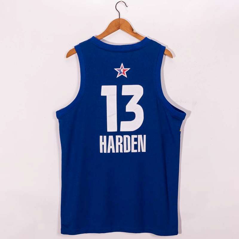 Brooklyn Nets 20/21 HARDEN #13 Blue All Star Basketball Jersey (Stitched)