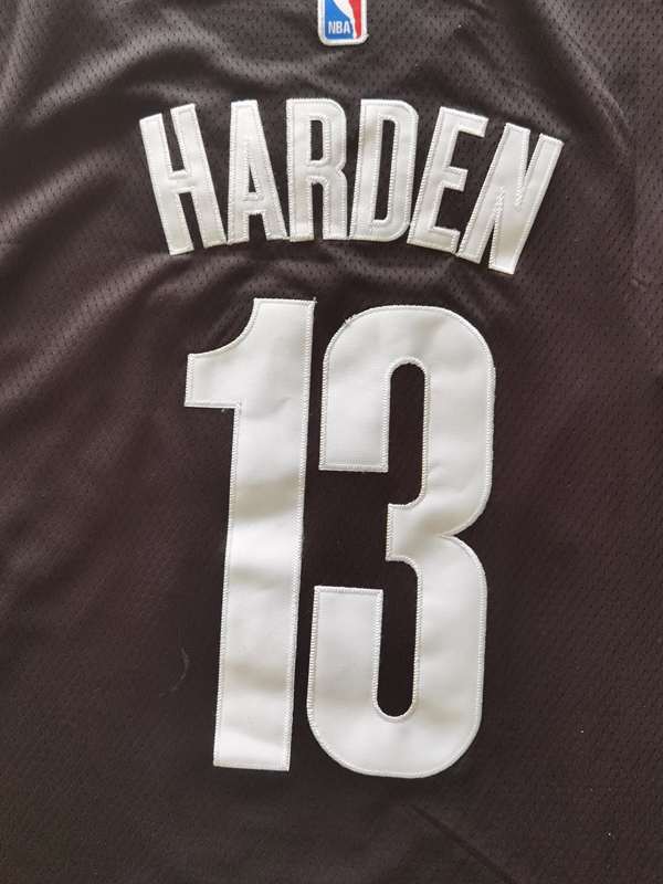 Brooklyn Nets 2020 HARDEN #13 Black City Basketball Jersey (Stitched)