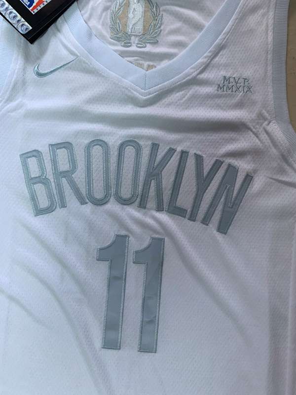 Brooklyn Nets 2020 IRVING #11 White MVP Basketball Jersey (Stitched)