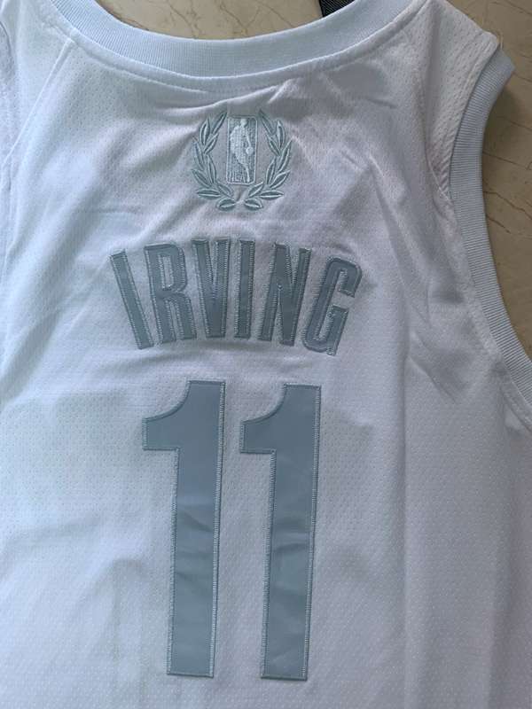 Brooklyn Nets 2020 IRVING #11 White MVP Basketball Jersey (Stitched)